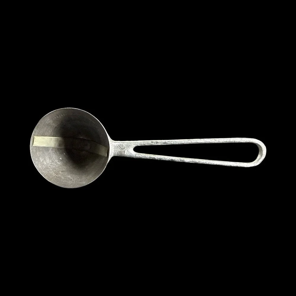 Clad's Conical Tin Ice Cream Scoop Vintage Key Twist Turn Mechanical #16 Antique
